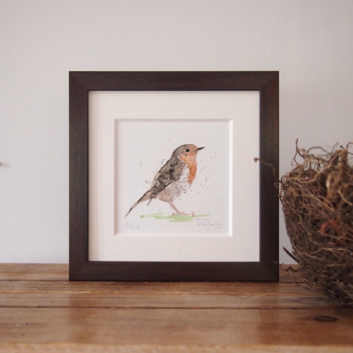 Ink and watercolour painting of a garden bird. | Garden Birds | Zaza ...